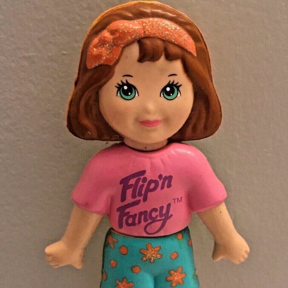 Vintage 1991 Playskool Flip'n Fancy Cute Coryn Fashion Toy Doll